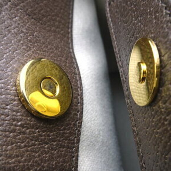 Gucci Diana Handbag Bamboo GG Canvas Brown Beige - Picture 6 of 9